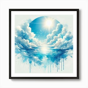 Sky And Clouds 1 Art Print