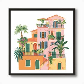 House In Portugal Art Print