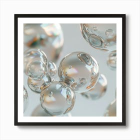 Water Bubbles Art Print