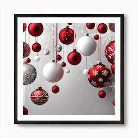 Christmas Ornaments 99 Art Print