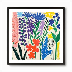 Spring Flowers Painting Matisse Style 4 Art Print