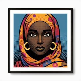 Nomvula Afro Pop Canvas Print Art Print