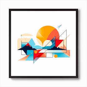 Shapes without Art Print