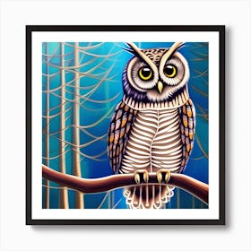 Twilight Owl Art Print