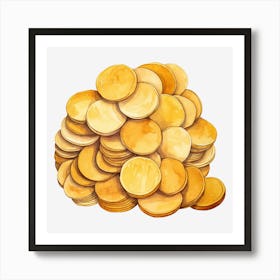 Pile Of Gold Coins 4 Poster