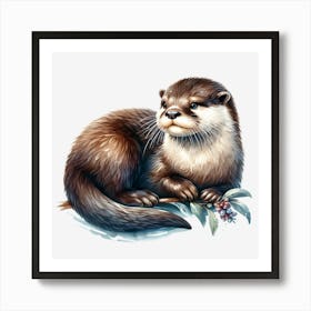 Otter 1 Art Print