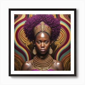 African Beauty Art Print