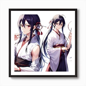 Anime Couple Art Print