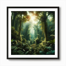 Tropical Forest 4 Art Print