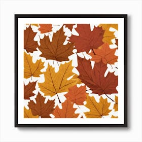 Autumn Leaves 20 Art Print