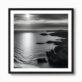 Sunrise Over The Sea 4 Art Print