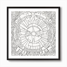 Coloring Pages For Adults Art Print