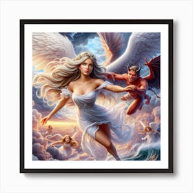 Angels And Demons II Art Print