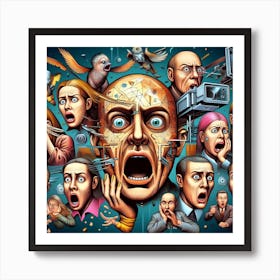 Group Of People Art Print