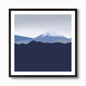 Mt Fuji impression Art Print