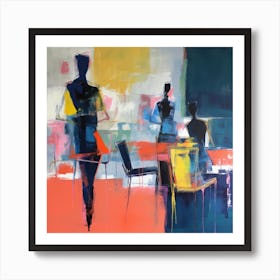 Business Meeting In The Office 18 Art Print