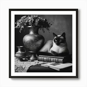 Ruler Of The Castle - Cat Life Hallway Art Print