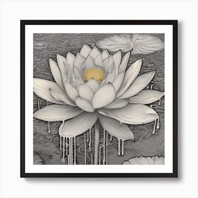 Empty Lotus Art Print