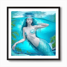 Mermaid 4 Art Print