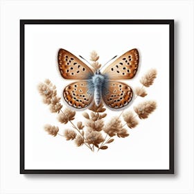 Butterfly of Thymelicus sylvestris 4 Art Print