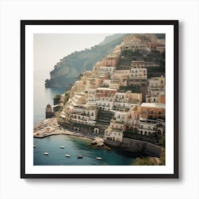 Italy, Mediterranean, Summer Vintage Film Photography Art Print