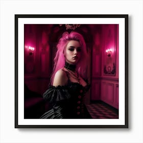 Gothic Beauty 12 Art Print