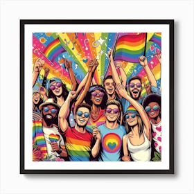 Rainbow Pride Art Print