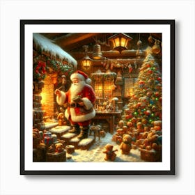 Christmas Santa Poster