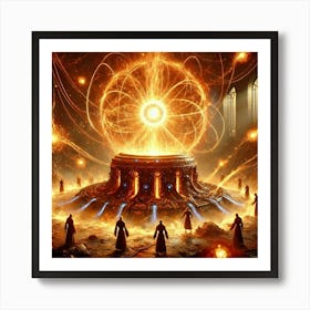 Phoenix Core Reactor Healing Warriors Art Print