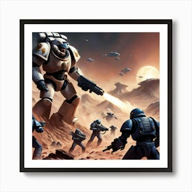 Warhammer 40k 1 Art Print