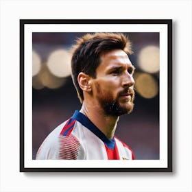 Lionel Messi Art Art Print
