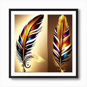 Fantasy Art: Phoenix Feather Art Print