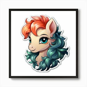 My Little Pony Sticker Art Print