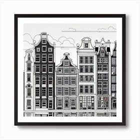 Amsterdam Cityscape 1 Art Print