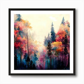 Autumn Forest 1 Art Print