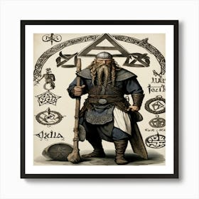 Viking Warrior 3 Art Print