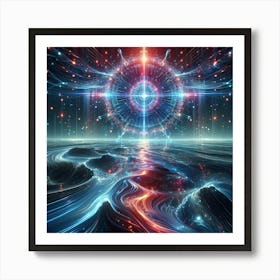 The Cosmic Force Within: Transform Your Life with Cosmic Energy" Art Print