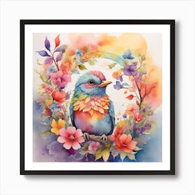 Cute Bird Art Print