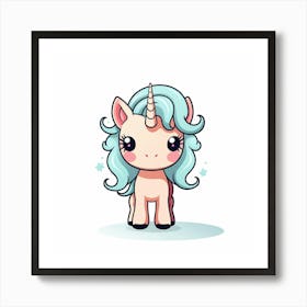 Cute Unicorn 649 Art Print