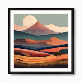 Landscape Canvas Art Art Print