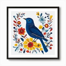 Blue Bird Art Print