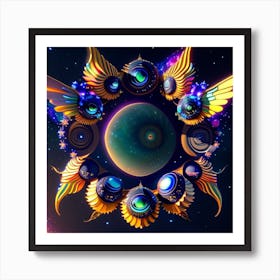 Space Art 1 Art Print