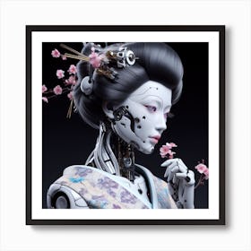 Robot Woman 1 Art Print