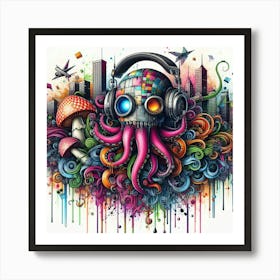 Octopus 30 Art Print