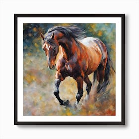 Horse Galloping 16 Art Print