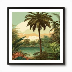 Tropical Jungle 1 Art Print