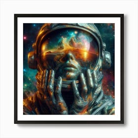 Space Woman 1 Art Print