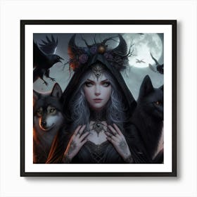 Gothic Witch 1 Art Print