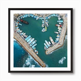 Aiya Napa Harbour, Cyprus 1 Art Print