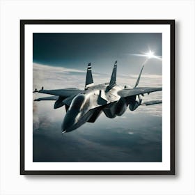 THE F-25 LION SUPERIORITY FIGHTER Art Print